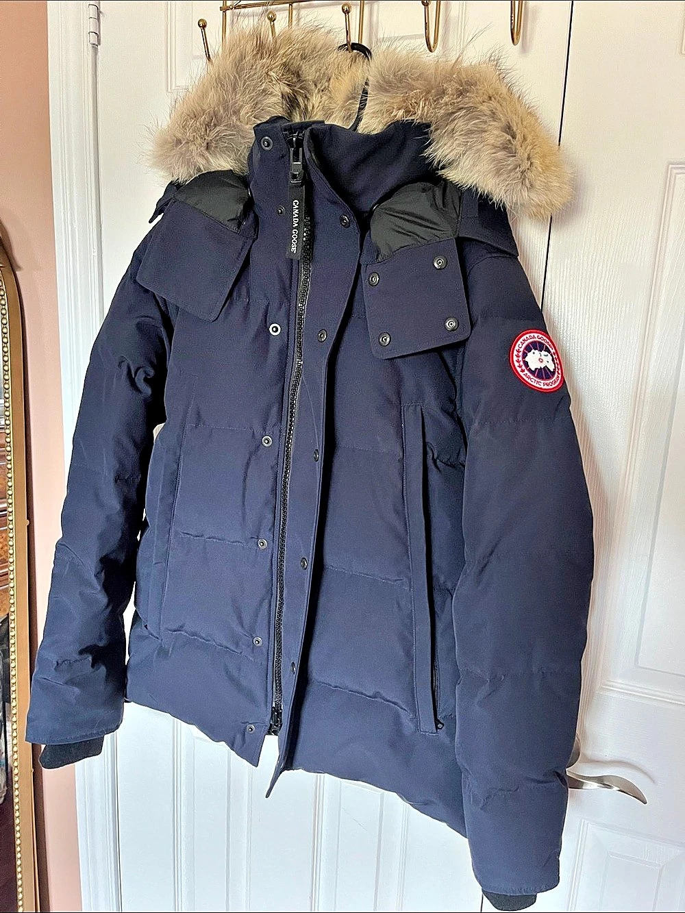 Canada Goose Wyndham Parka Blue Small NWT